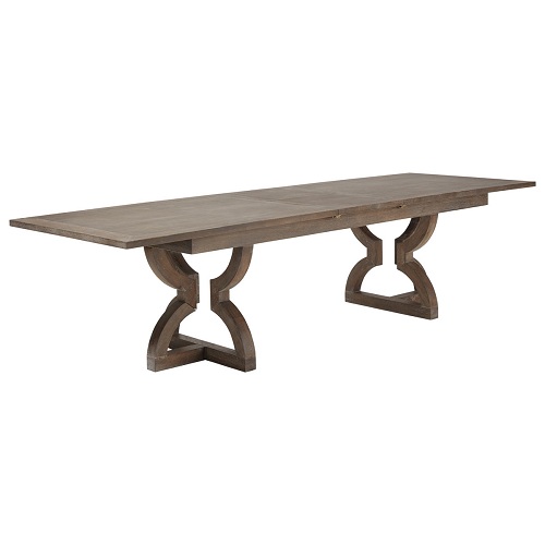 Extendable Dining Table Watered Grey