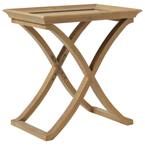 Weathered oak side table