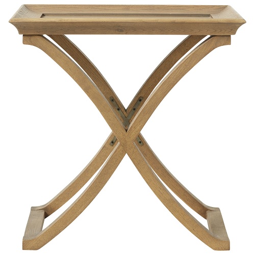 Weathered oak side table