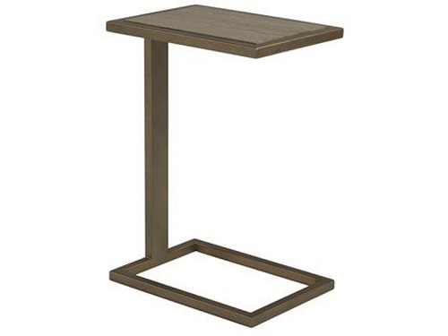 C shaped end table